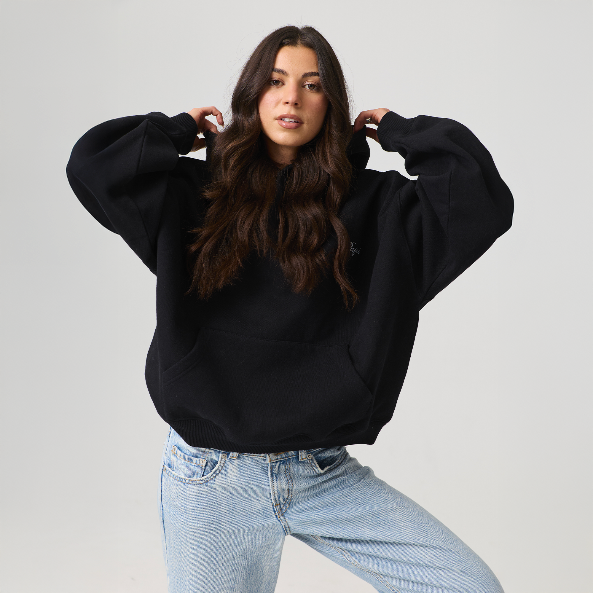 Black Signature Hoodie