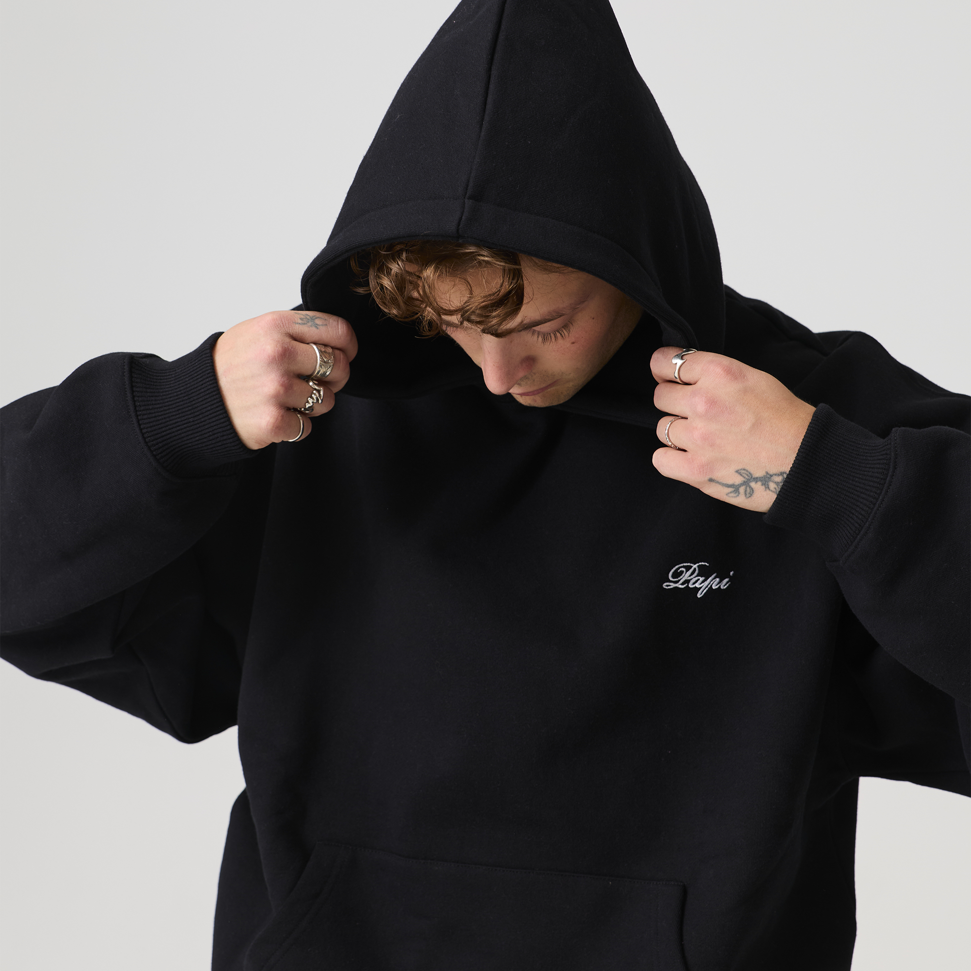 Black Signature Hoodie