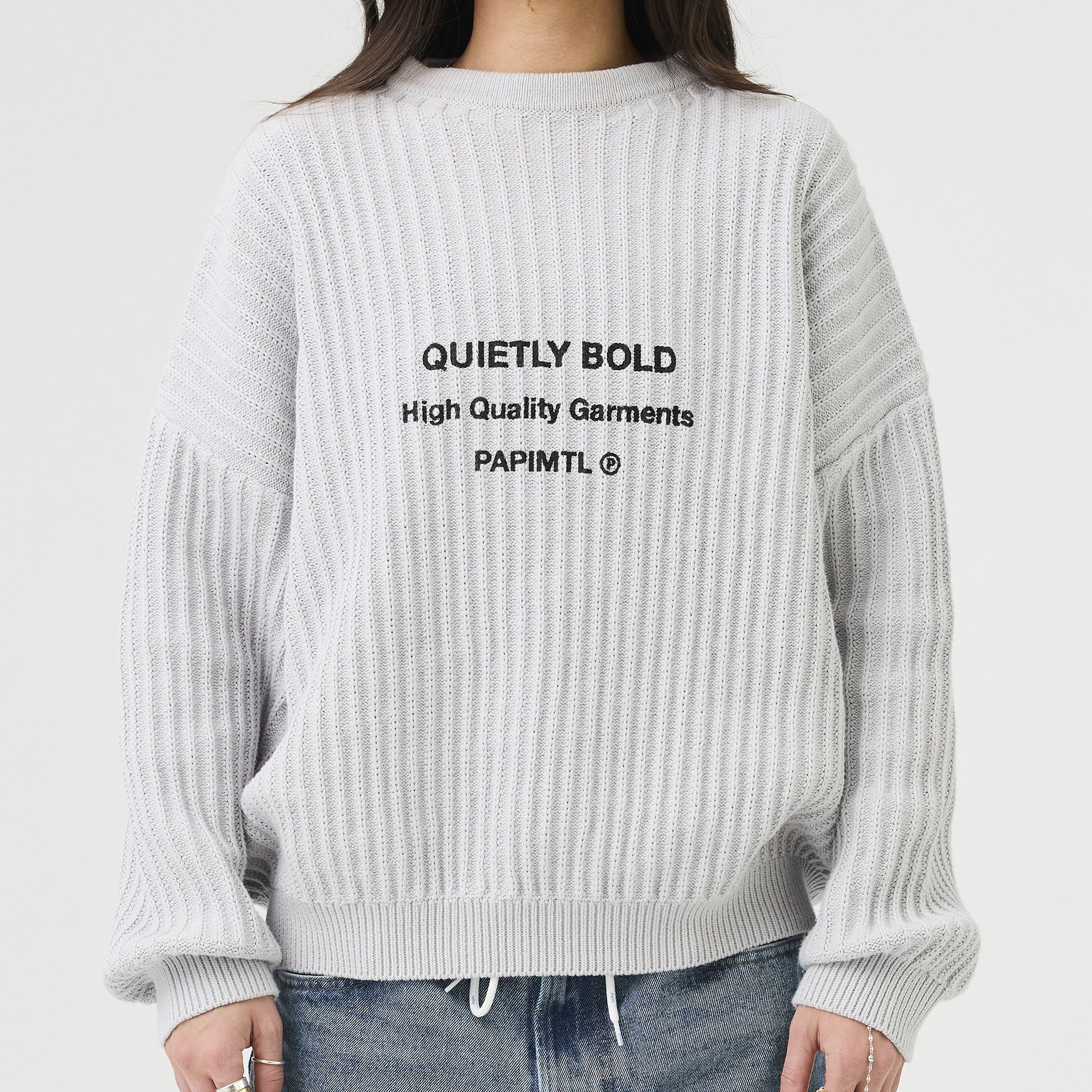 STUDIO FOG KNIT SWEATER