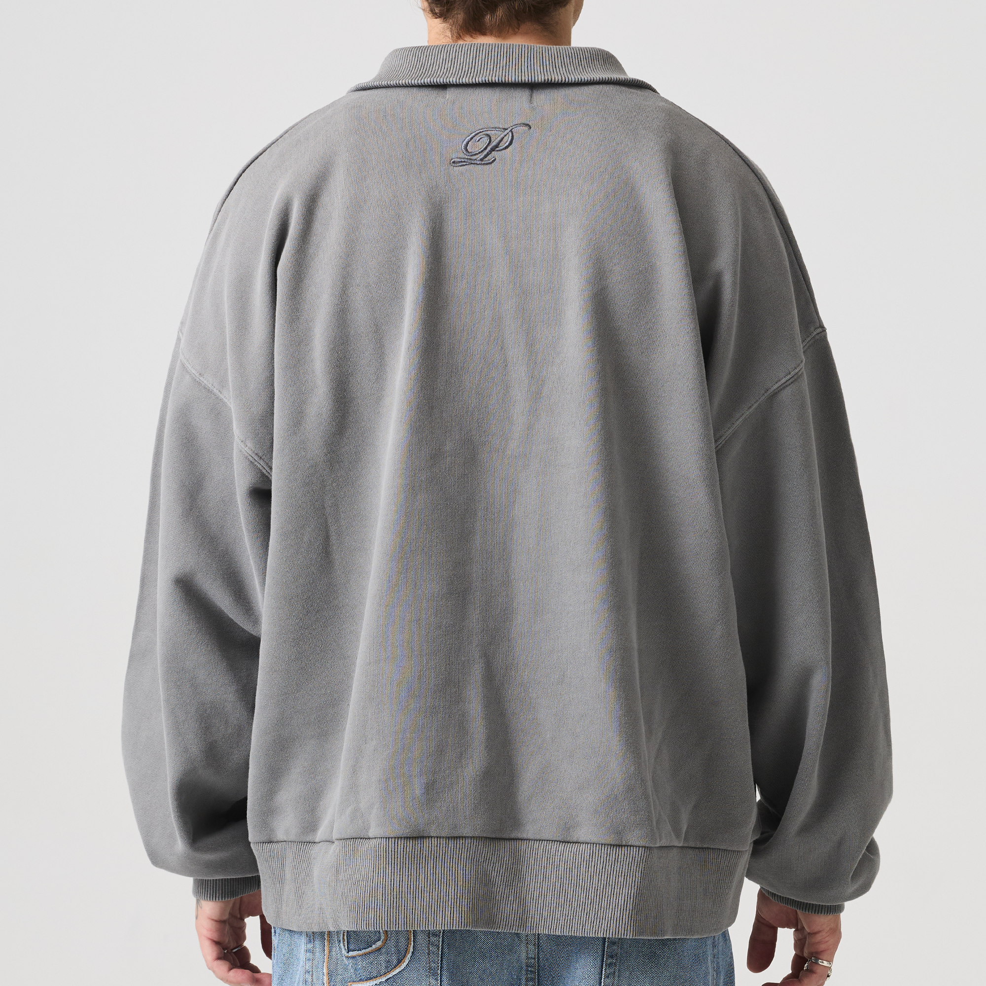 Steel Grey Quarter Zip