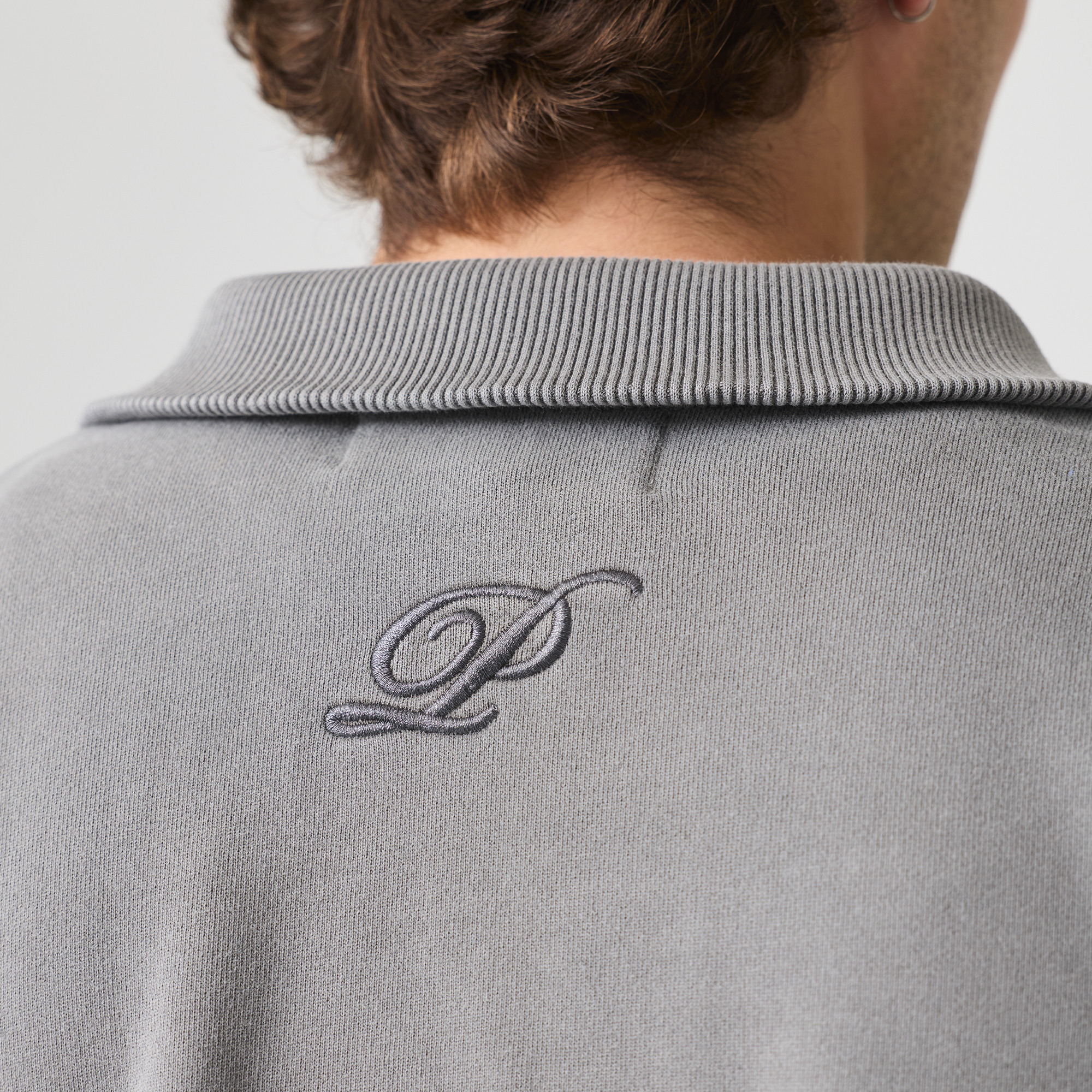 Steel Grey Quarter Zip