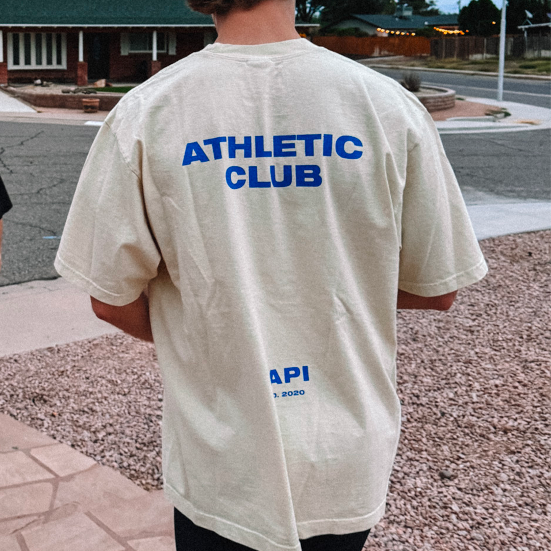 Athletic Club V2 Tee — Cream