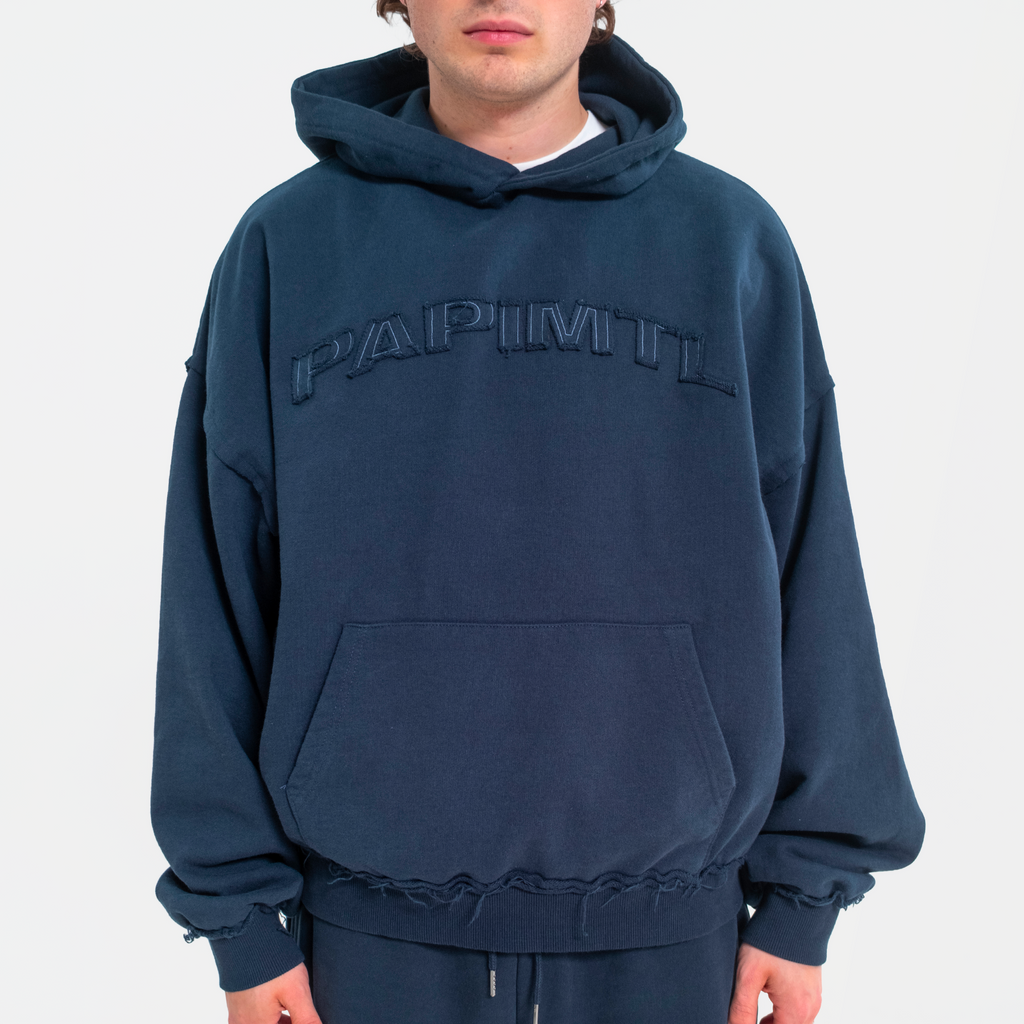 Navy Rugged Hoodie