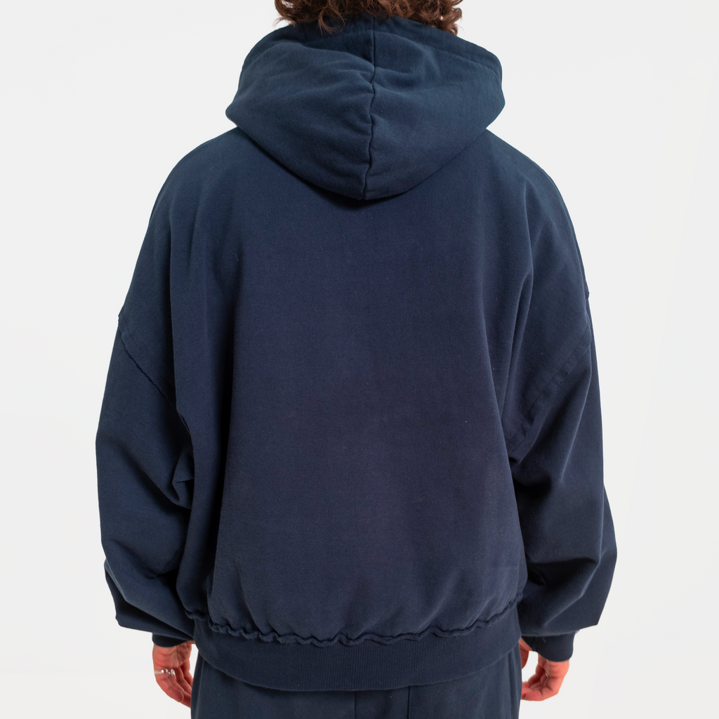 Navy Rugged Hoodie