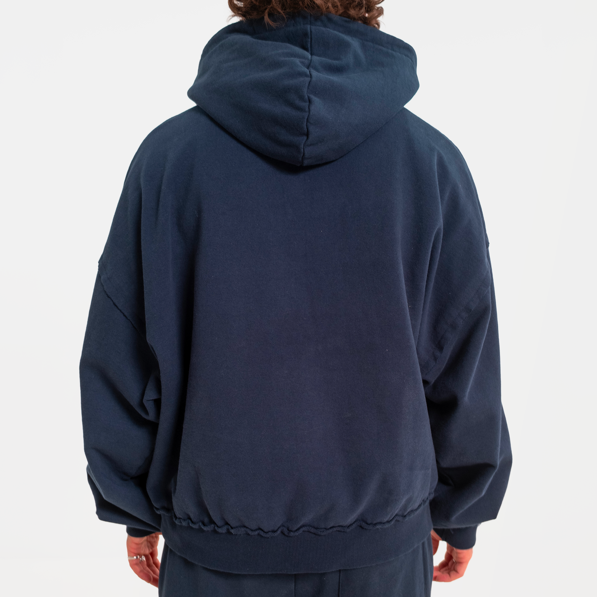 Navy Rugged Hoodie