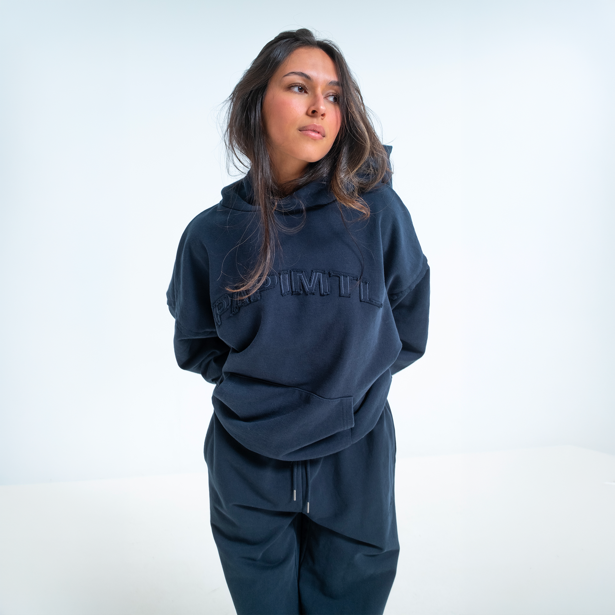 Navy Rugged Hoodie