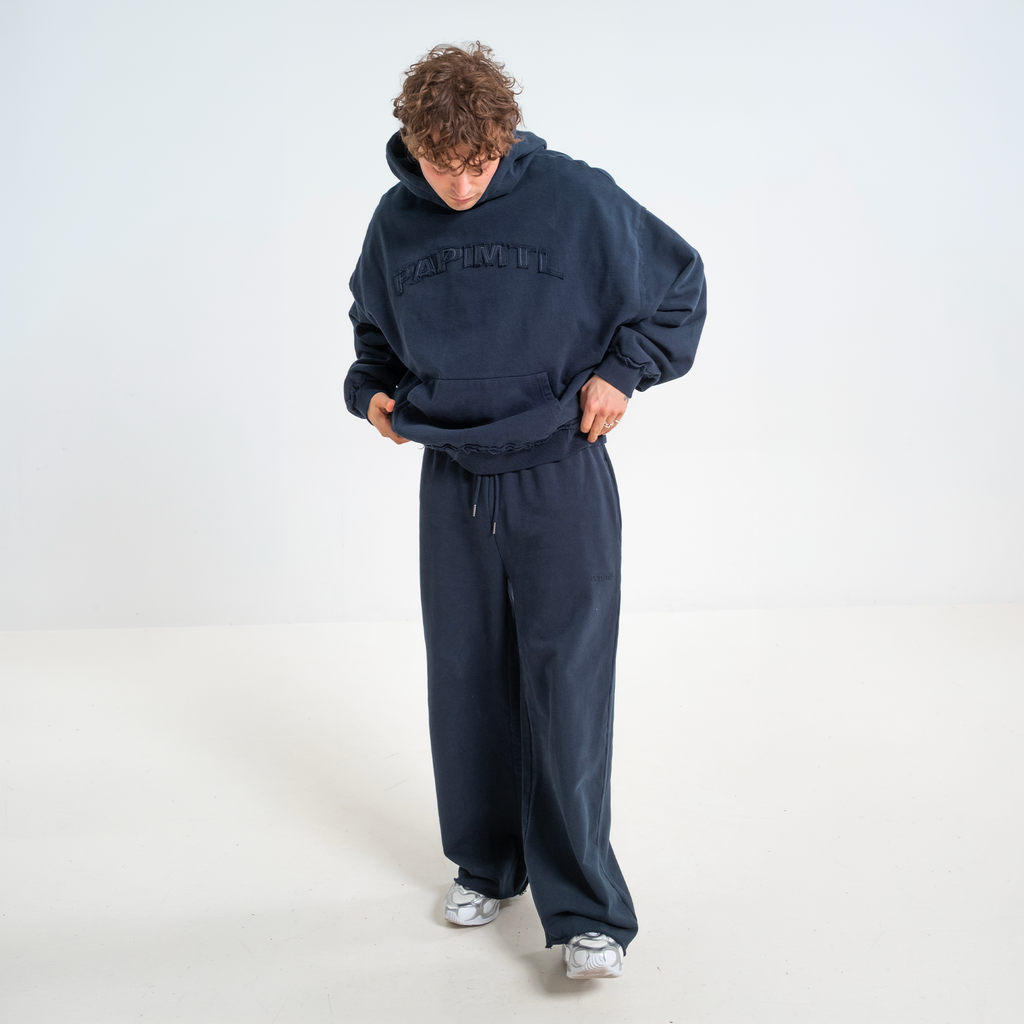 Navy Rugged Hoodie