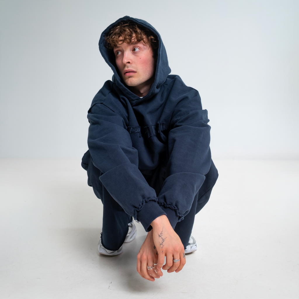 Navy Rugged Hoodie