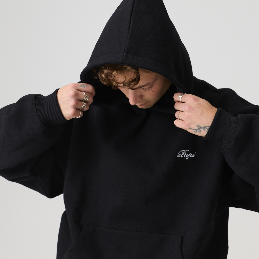 Black Signature Hoodie