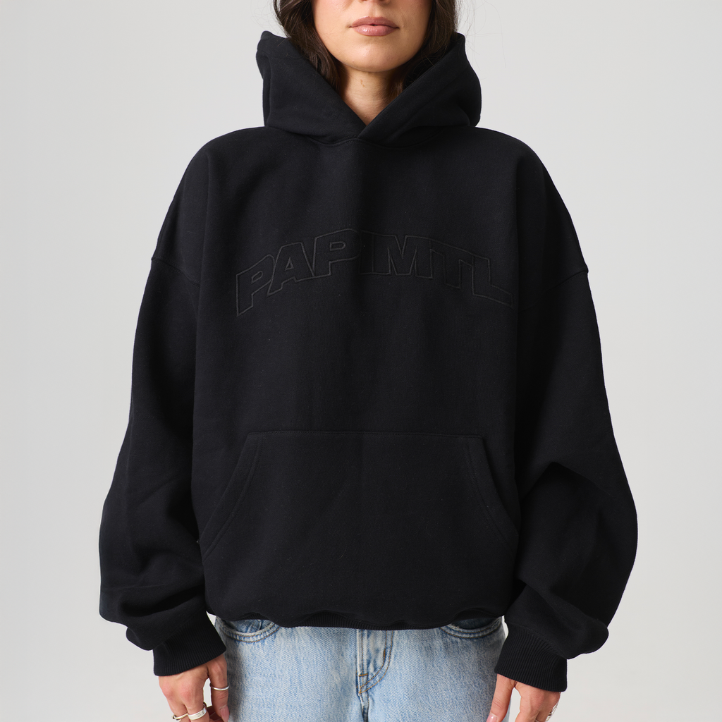 Black Statement Hoodie