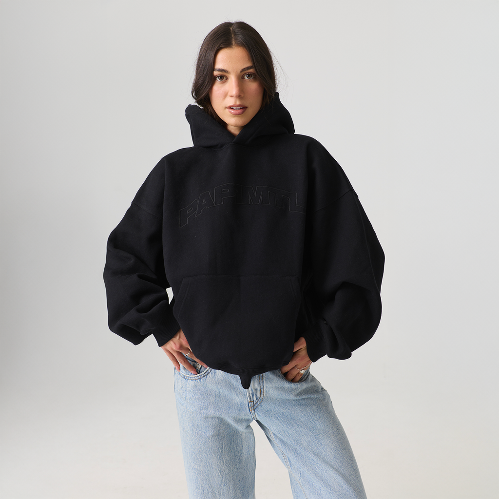 Black Statement Hoodie