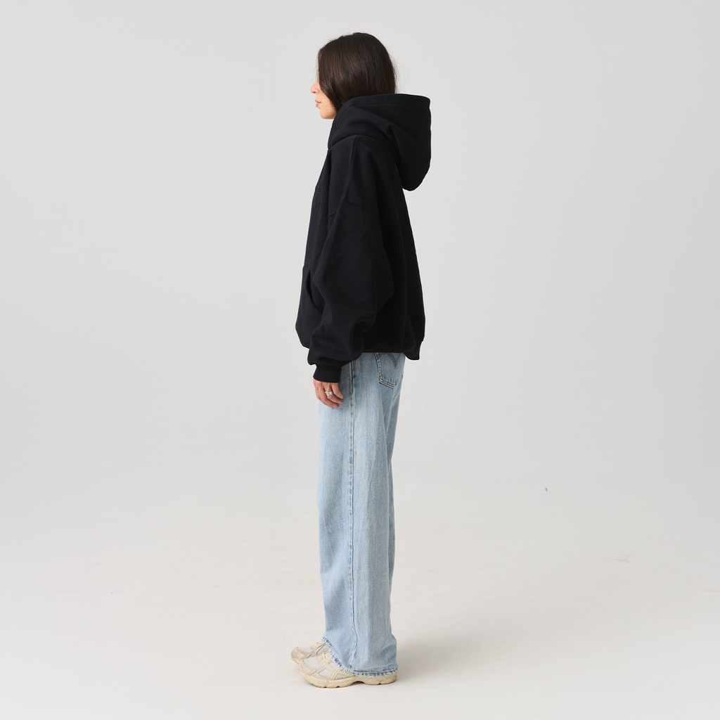 Black Statement Hoodie