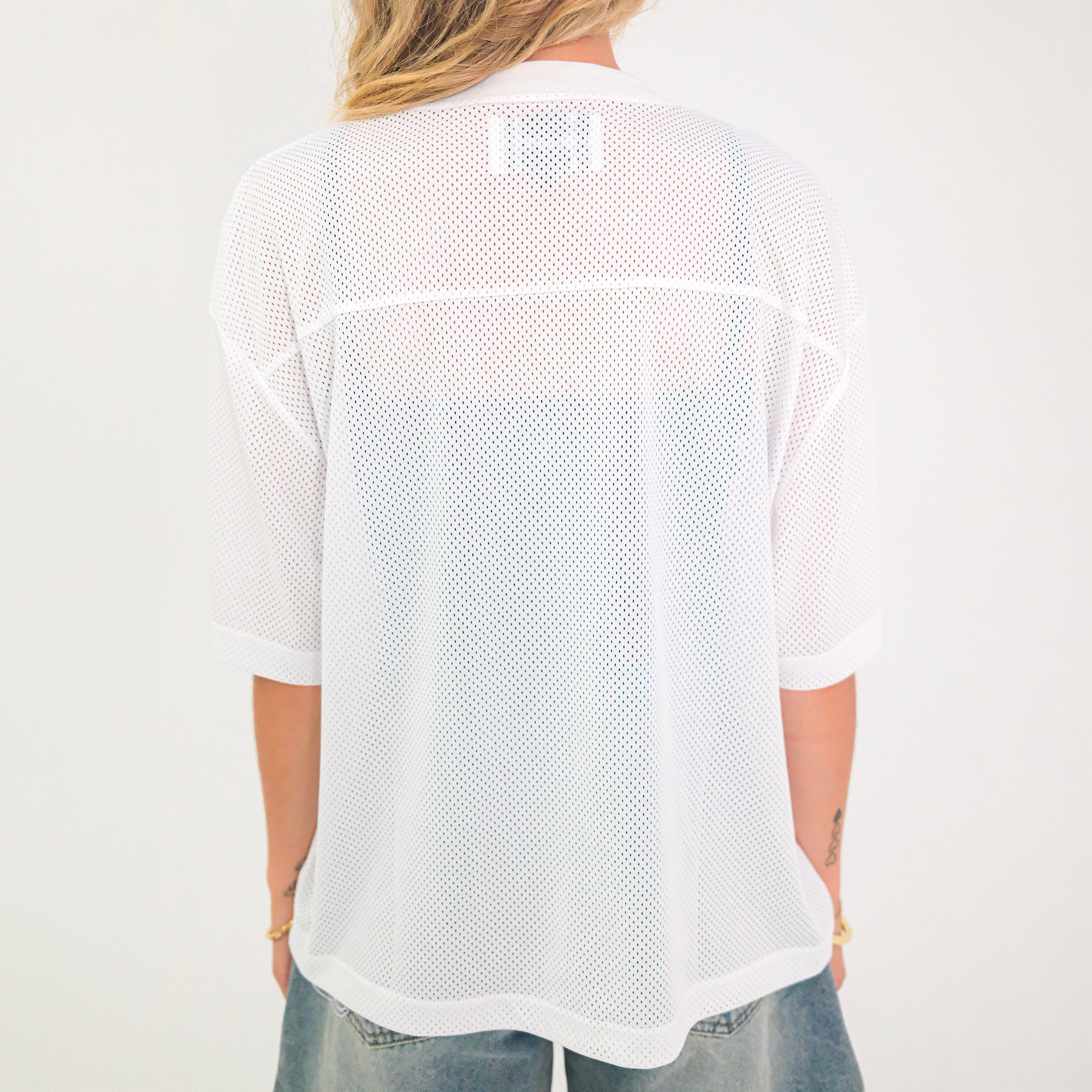 Paper Boxy Mesh Jersey