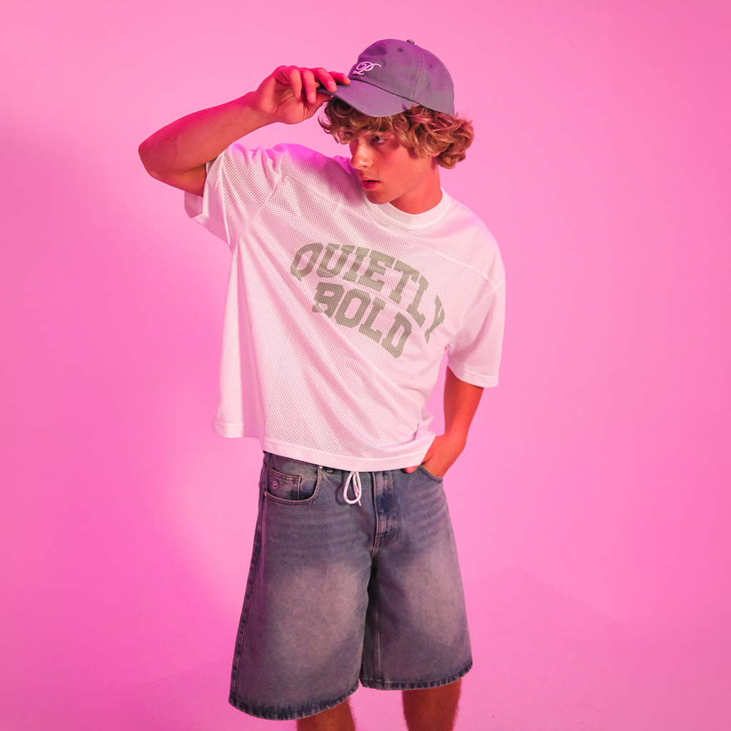 Paper Boxy Mesh Jersey