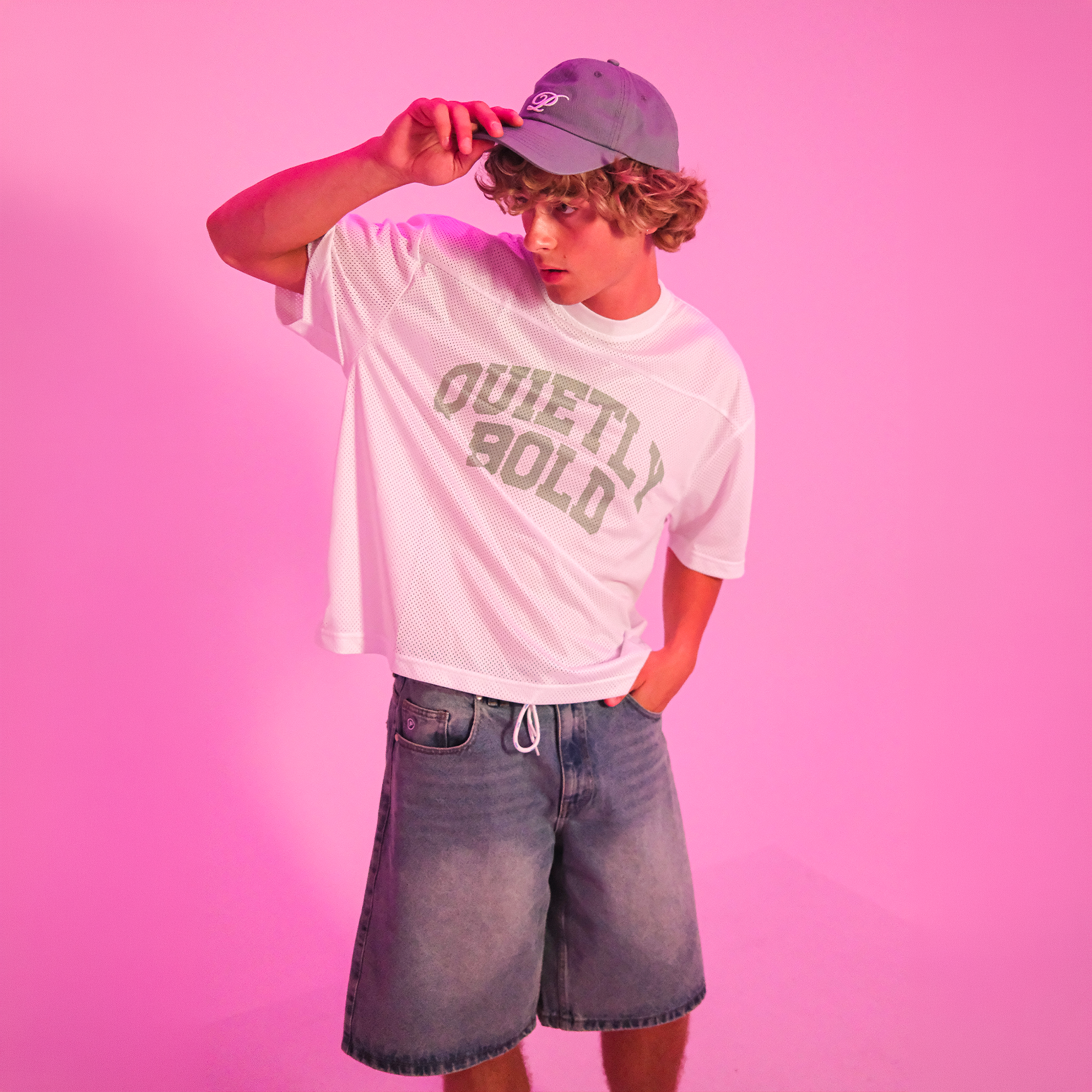 Paper Boxy Mesh Jersey
