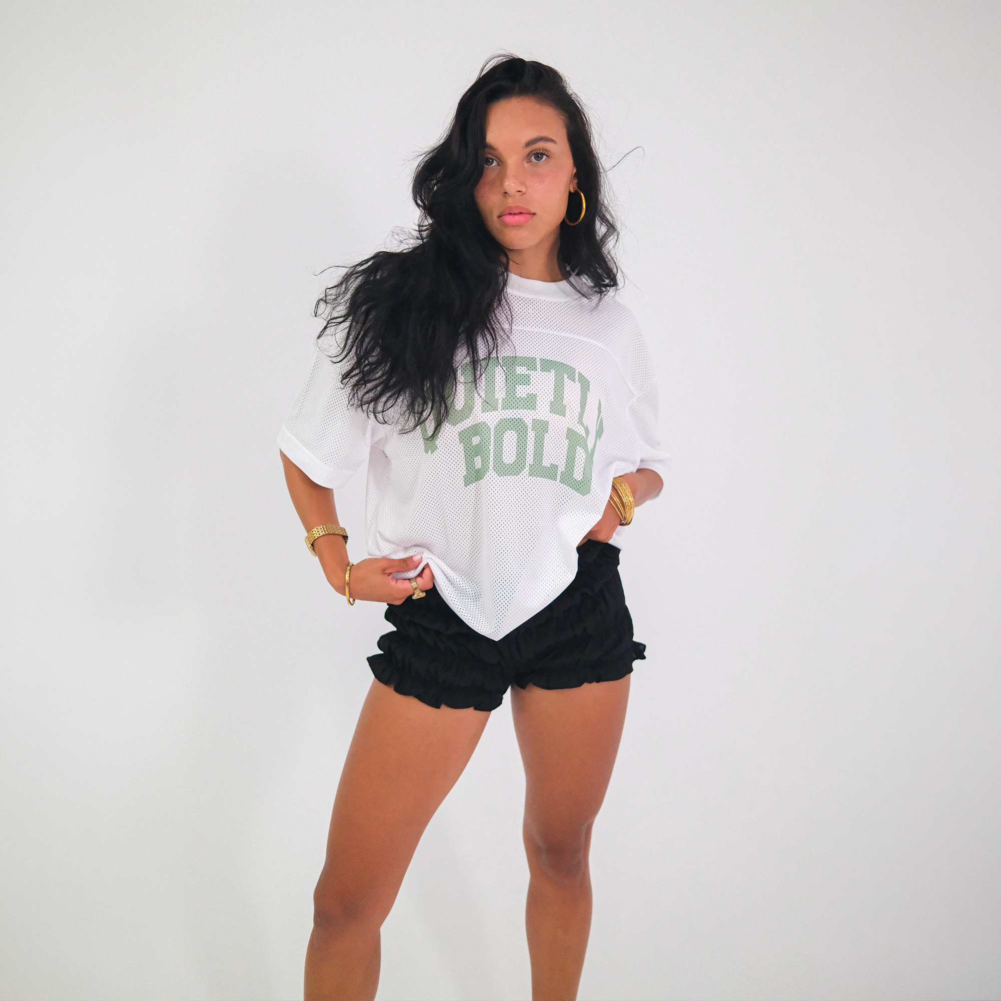 Paper Boxy Mesh Jersey