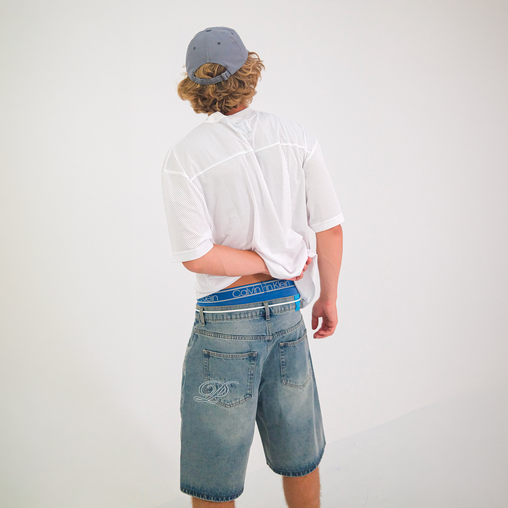 Paper Boxy Mesh Jersey