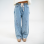 Light Blue Panel Jeans