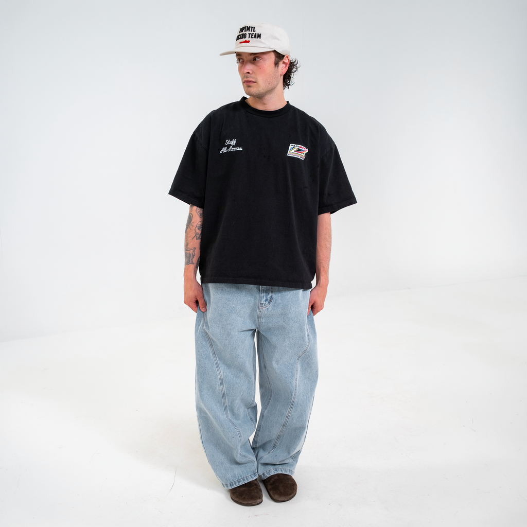 Light Blue Panel Jeans