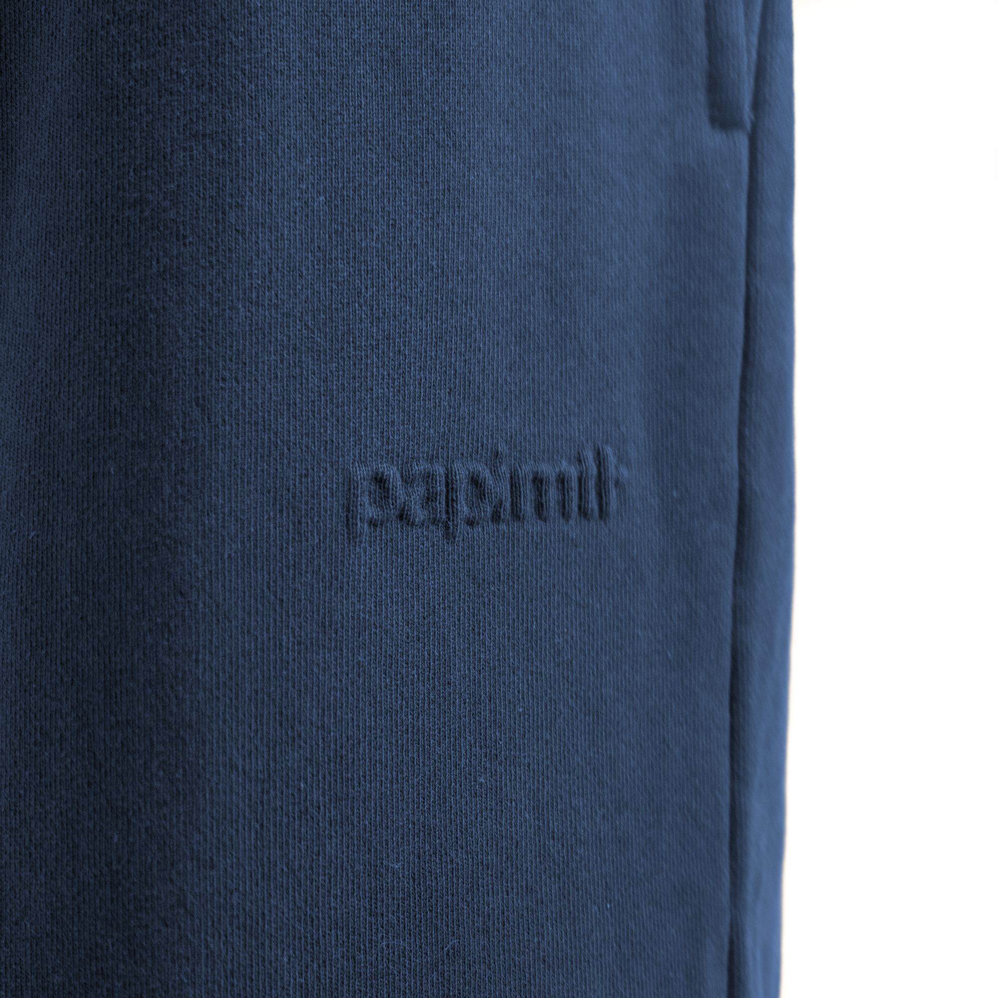 Navy Frayed Sweatpants
