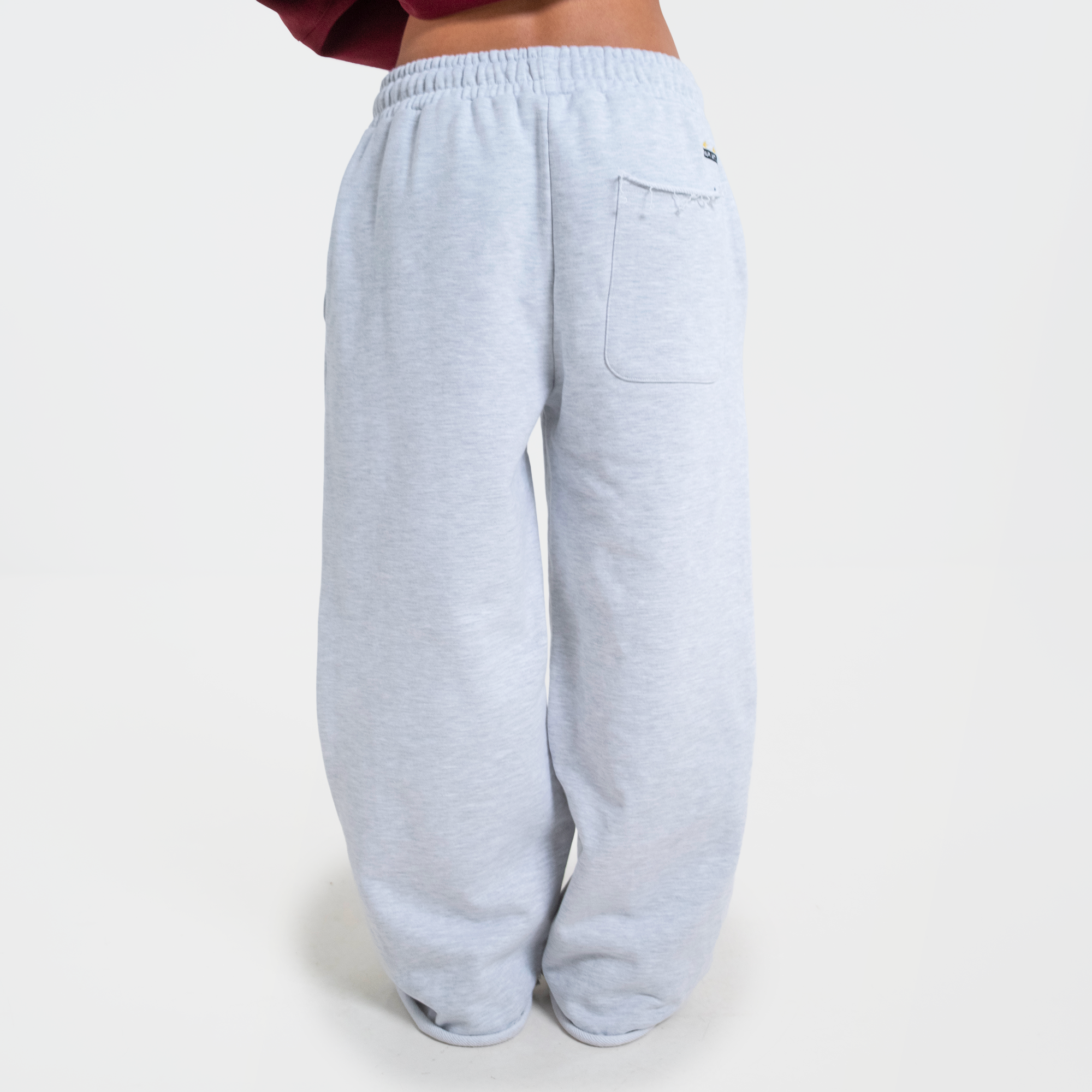 Ash Frayed Sweatpants