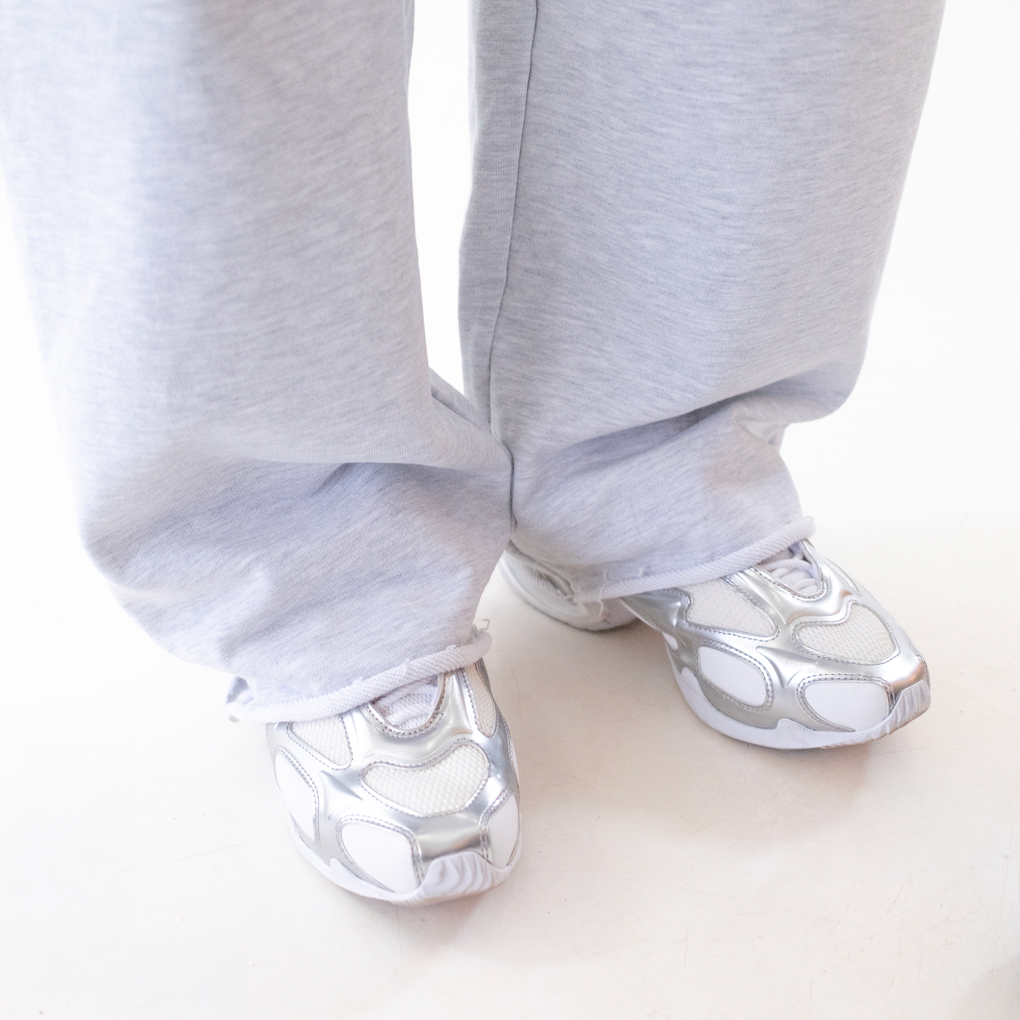 Ash Frayed Sweatpants