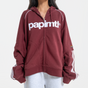 Burgundy Rally Zip-Up