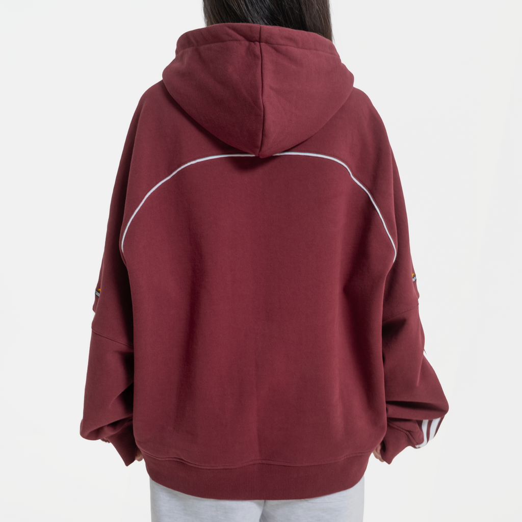 Burgundy Rally Zip-Up