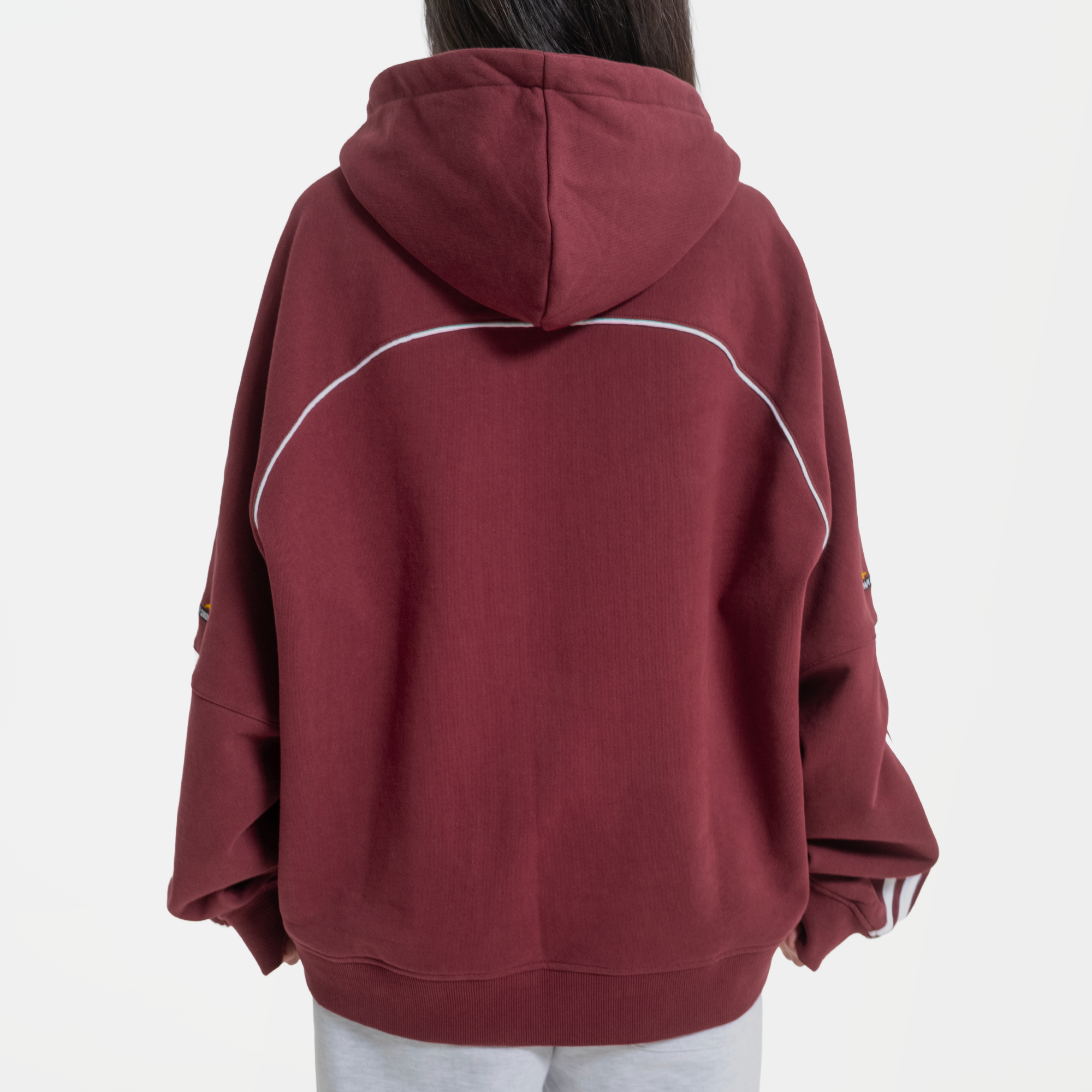 Burgundy Rally Zip-Up