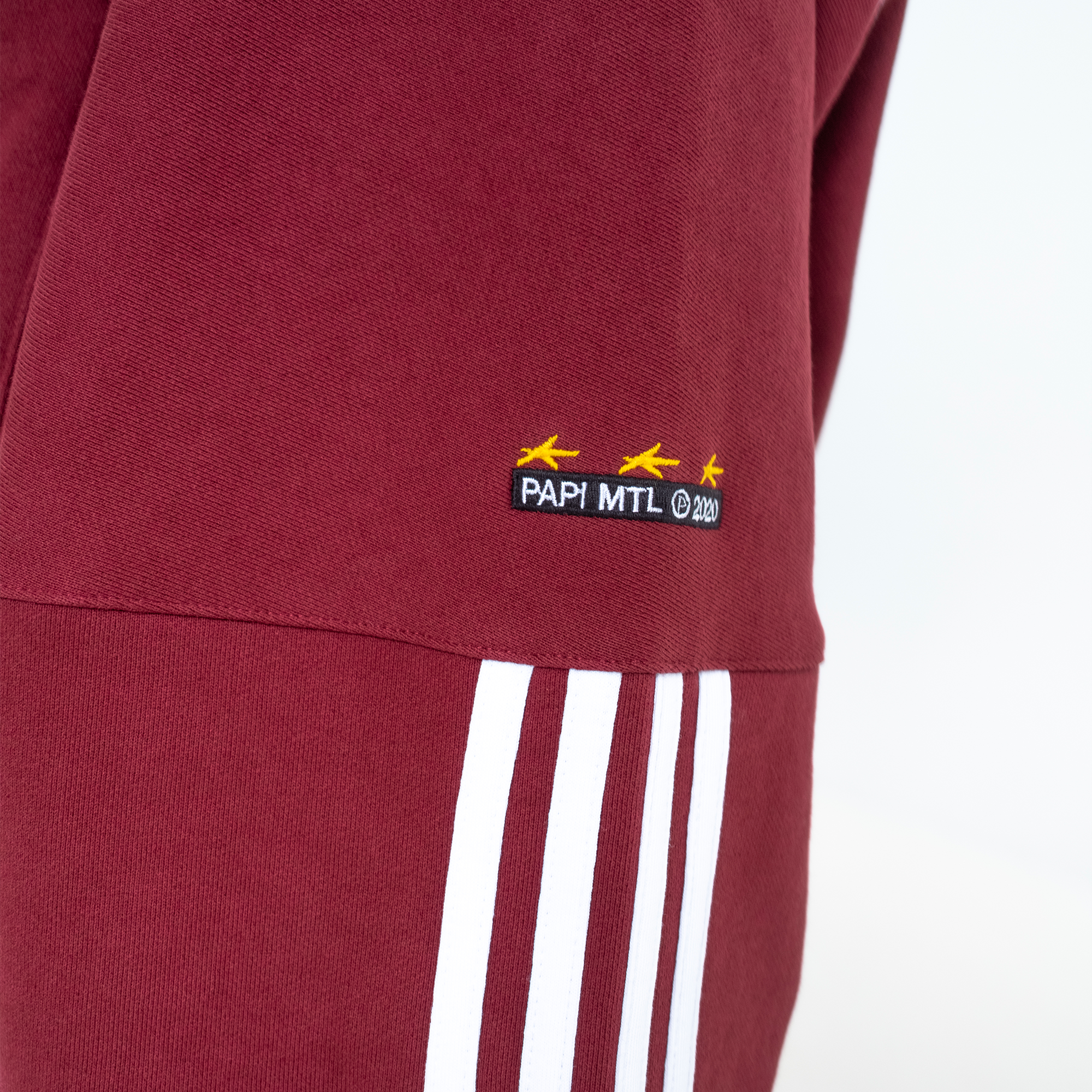 Burgundy Rally Zip-Up
